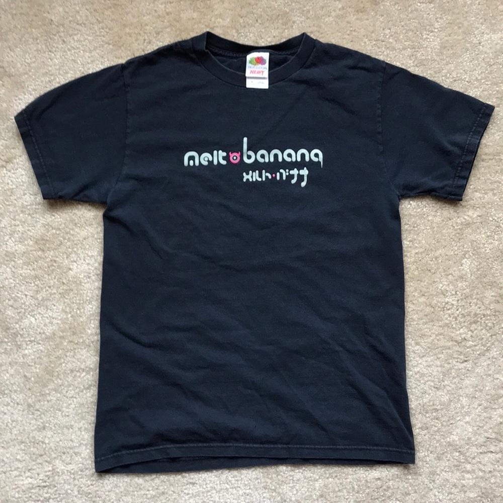 Small, Melt Banana, concert vintage tee.